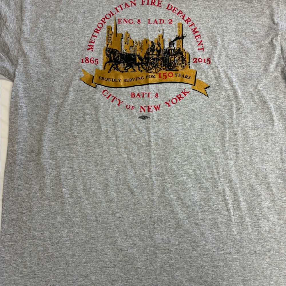 🚒Official NEW YORK FIRE DEPARTMENT Unisex NYFD - 150th Anniversary Shirt - XL